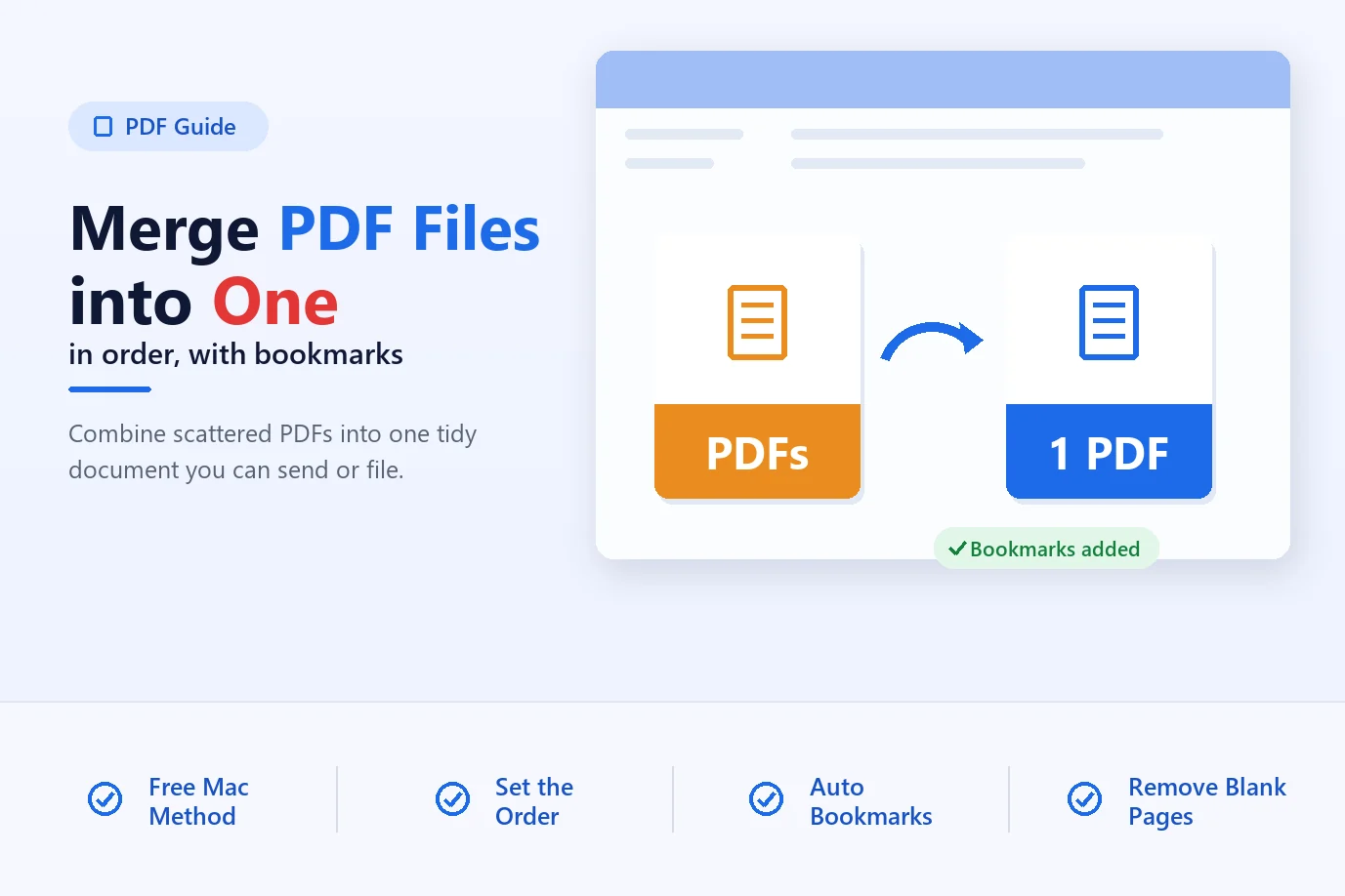 How to Merge PDF Files into One
