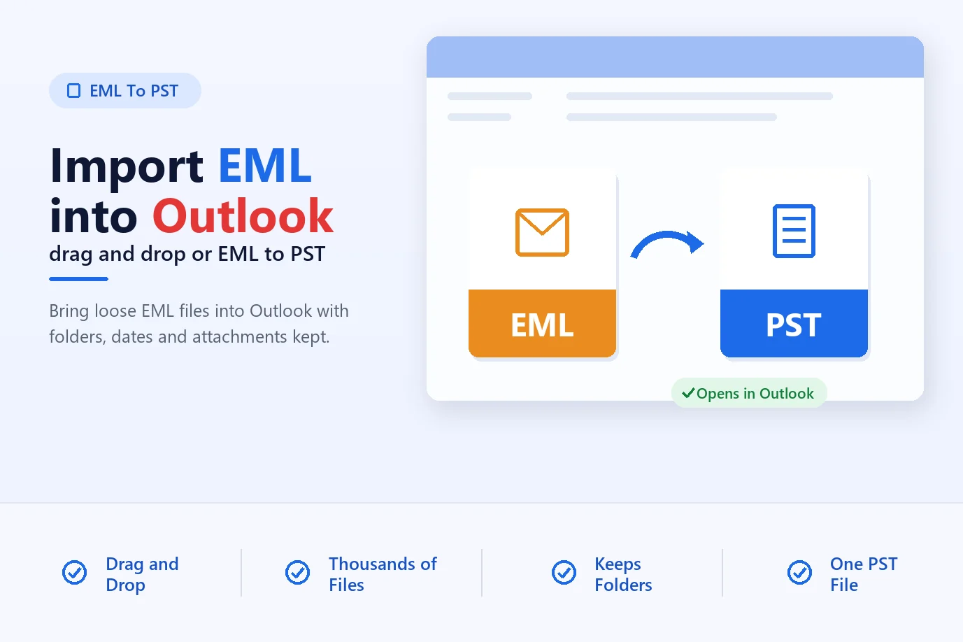 How to Import EML Files into Outlook